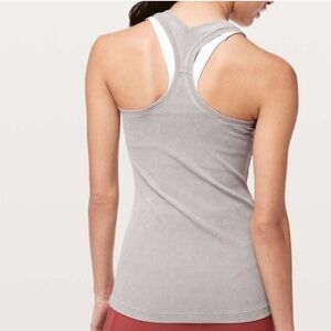 Lululemon Cool Racerback Tank Rib in Washed French Clay